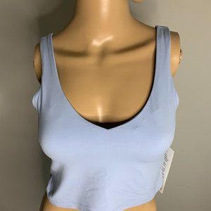 Lululemon Align Crop top Style Baby Blue SIZE 6